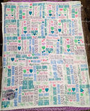 Custom Blanket 50"x 60" Throw size